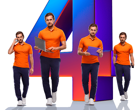 Великолепная четверка Ростелеком в&nbsp;деревня Пешково (Новосибирская область)